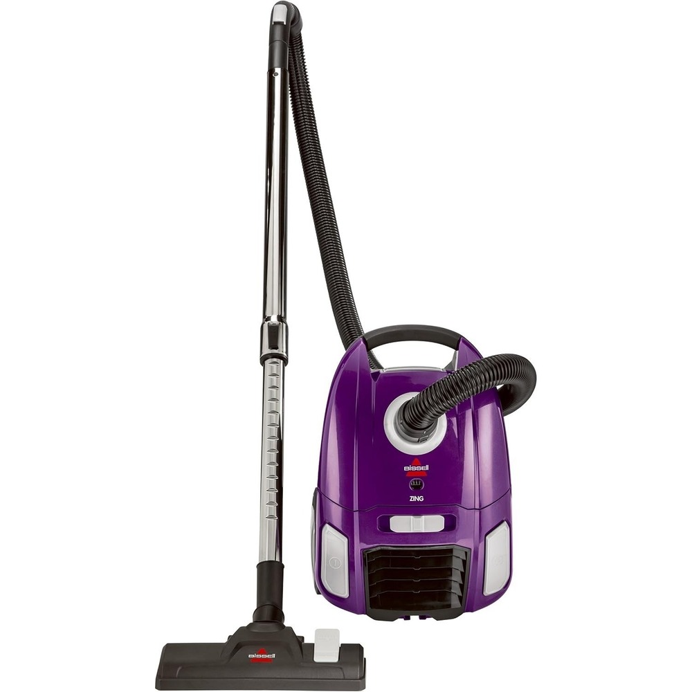 Bissell Zing Lightweight, Bagged Canister Vacuum, Purple, 2154A New in Box!